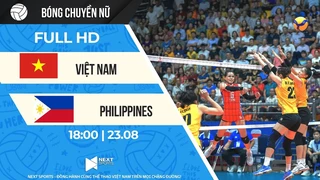 FULL HD | Việt Nam - Philippines | Chiến thắng áp đảo của Việt Nam dù chỉ dùng đội hình 2 (P15.6)