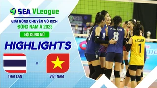 HIGHLIGHTS | Thái Lan - Việt Nam | Nội dung nữ | Chặng 2 | Giải bóng chuyền SEA V.League 2023 (P30)