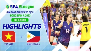 HIGHLIGHTS | Việt Nam - Philippines | Nội dung nữ | Chặng 2 | Giải bóng chuyền SEA V.League 2023 (P36)