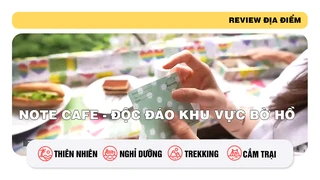 Note cafe - Độc đáo khu vực bờ Hồ