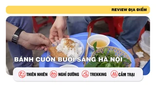 Bánh cuốn buổi sáng Hà Nội