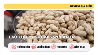 Lạc luộc - khoai sắn dân dã