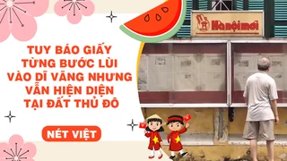 Tuy báo giấy từng bước lùi vào dĩ vãng nhưng vẫn hiện diện tại đất thủ đô