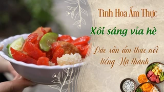 Xôi sáng vỉa hè