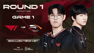 [13.02.2025] T1 vs HLE - Game 1 - Bình Luận Tiếng Việt - Playoffs Round 1 - 2025 LCK Cup