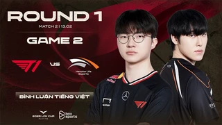 [13.02.2025] T1 vs HLE - Game 2 - Bình Luận Tiếng Việt - Playoffs Round 1 - 2025 LCK Cup