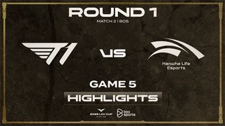 Highlights T1 vs HLE - Game 5 - Playoffs Round 1 - 2025 LCK Cup