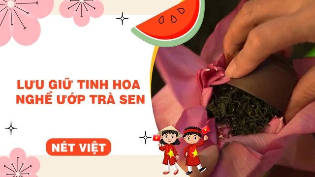 Lưu giữ tinh hoa nghề ướp trà sen