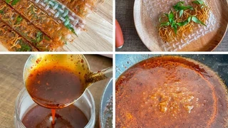 Cách nấu Sốt mắm chua ngọt dành cho nhiều món chay ngon - Bánh tráng cuộn chay