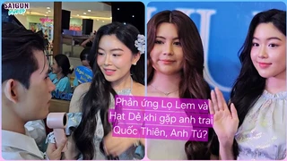 Gia đình Quyền Linh đi event - Lọ Lem bắn tiếng Anh, tiếng Hàn; cùng Hạt Dẻ khoe nhan sắc thăng hạng