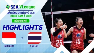 HIGHLIGHTS | Indonesia - Thái Lan | Nội dung nữ | Chặng 1 | Giải bóng chuyền SEA V.League 2023 (P65)