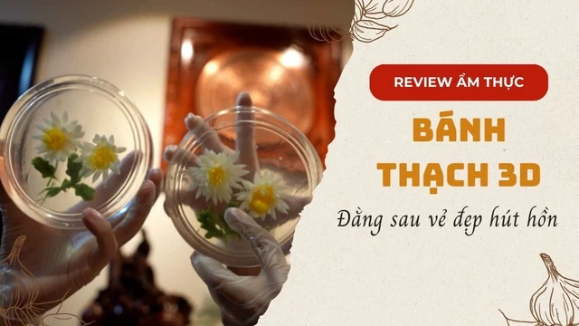 Đằng sau vẻ đẹp hút hồn của những chiếc bánh thạch 3D