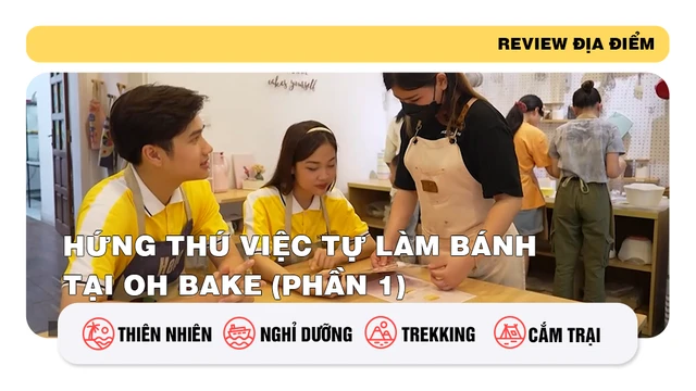 Hứng thú việc tự làm bánh tại Oh Bake (phần 1)