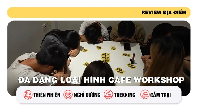 Đa dạng loại hình cafe workshop