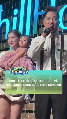 Con gái 1 tuổi của Thanh Trúc - Châu Khải Phong được khen giống bố