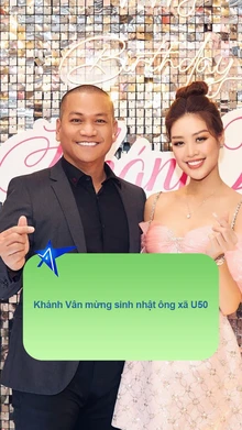 Khánh Vân mừng sinh nhật ông xã U50