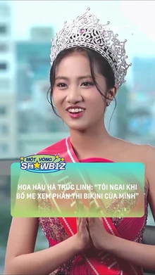 Hà Trúc Linh- 'Tôi ngại khi bố mẹ thấy ảnh bikini của mình'