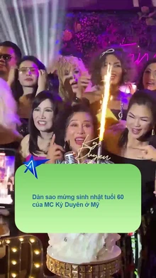 Dàn sao mừng sinh nhật tuổi 60 của MC Kỳ Duyên ở Mỹ