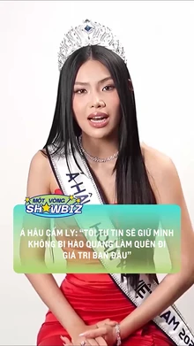 Á hậu Cẩm Ly- 'Tôi tự tin sẽ giữ mình không bị hào quang làm quên đi giá trị ban đầu'