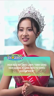 Hoa hậu Hà Trúc Linh- Hào quang không đến từ chiếc vương miện