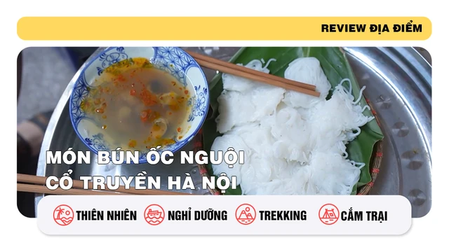 Món bún ốc nguội cổ truyền Hà Nội