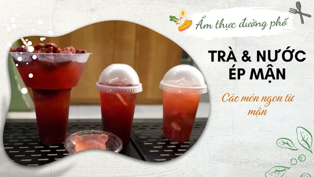 Trà mận, nước ép mận - Các món ngon từ mận